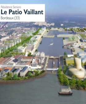 Programme Ehpad Epad Ephad Mapad - Résidence Sénior OVELIA (Groupe Vinci) - Le Patio Vaillant / Bordeaux (33)